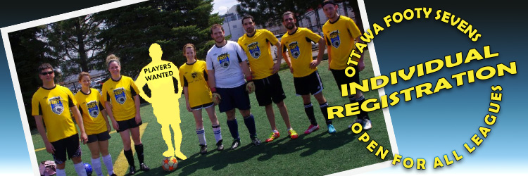 Ottawa Footy Sevens Winter Registration for Individuals